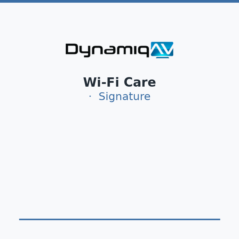 WiFi Care Signature