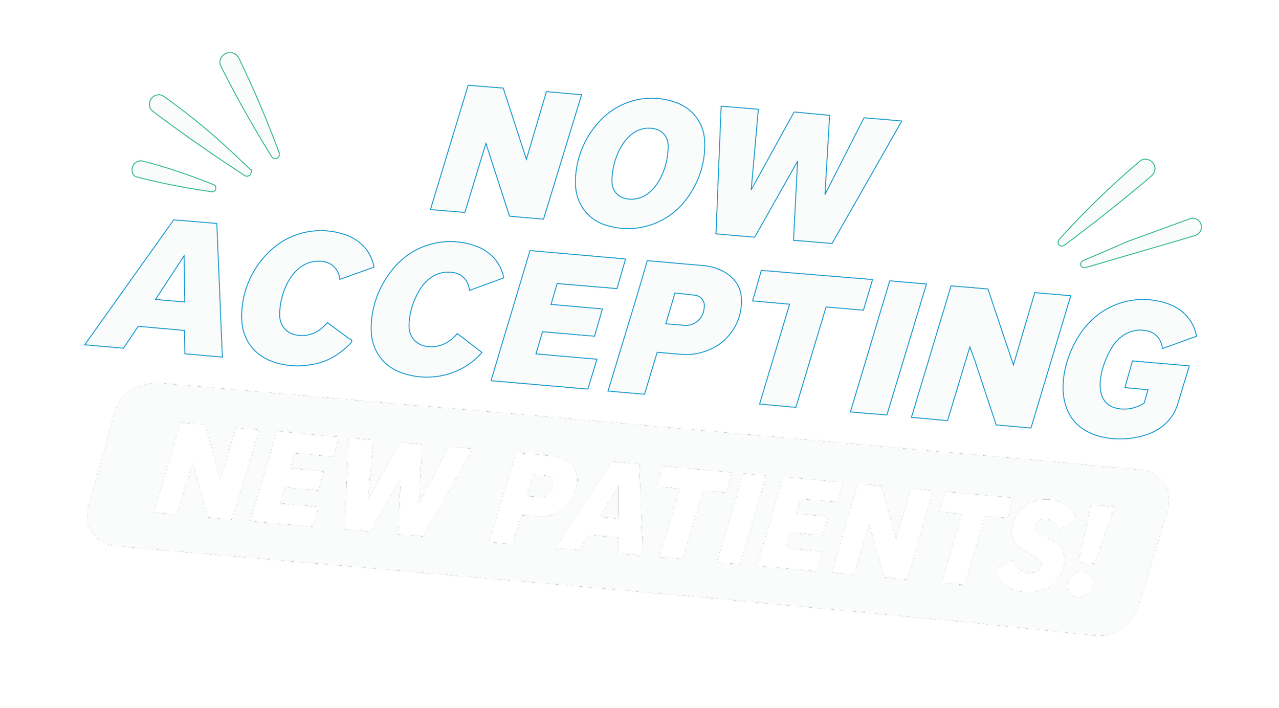 Text reads 'Now Accepting New Patients!'