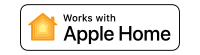 "Works with Apple Home" logo badge