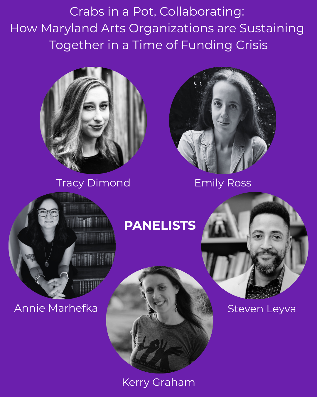 Panel Discussion: Crabs in a Pot, Collaborating: Maryland Arts Organizations Sustaining Together