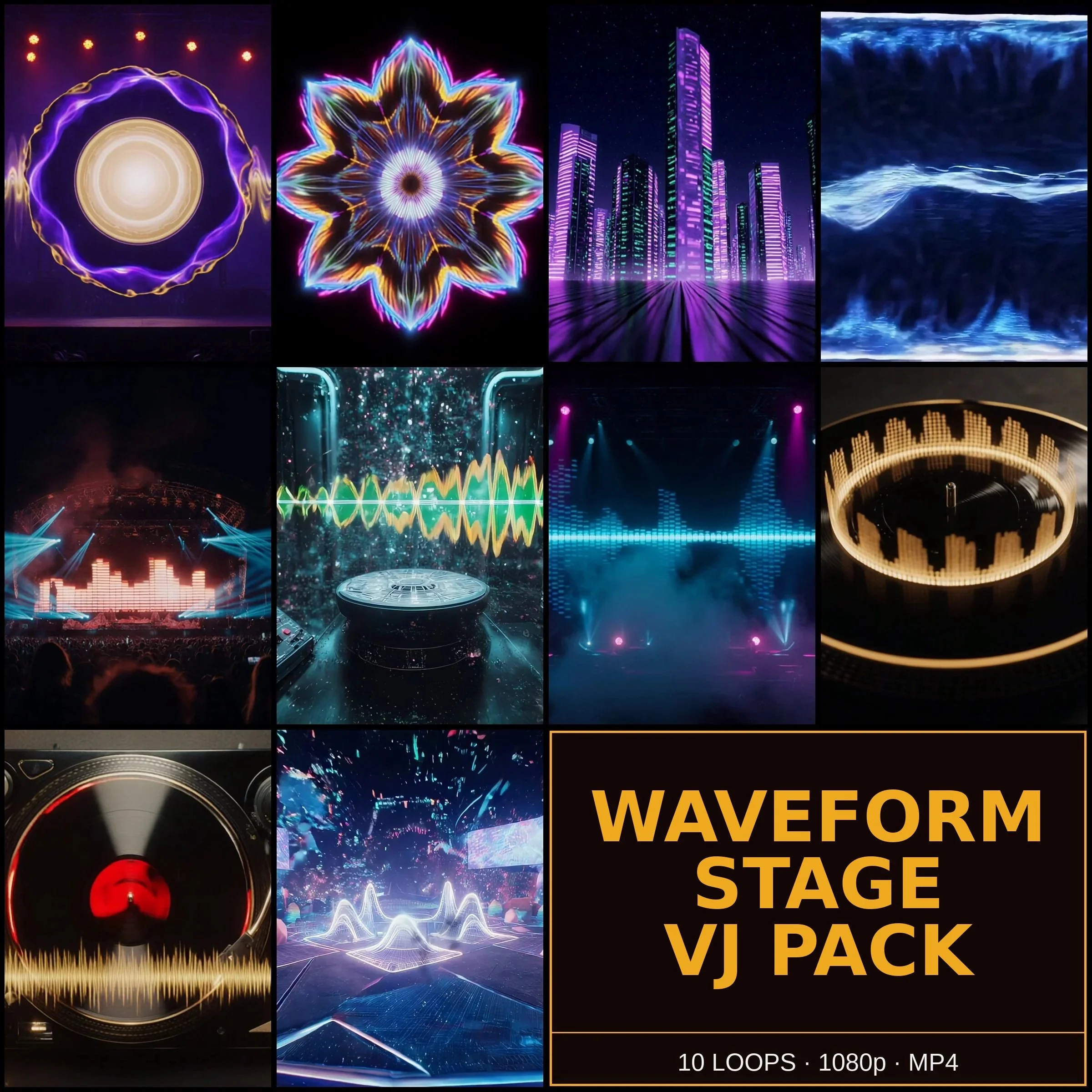 Waveform Stage VJ Pack