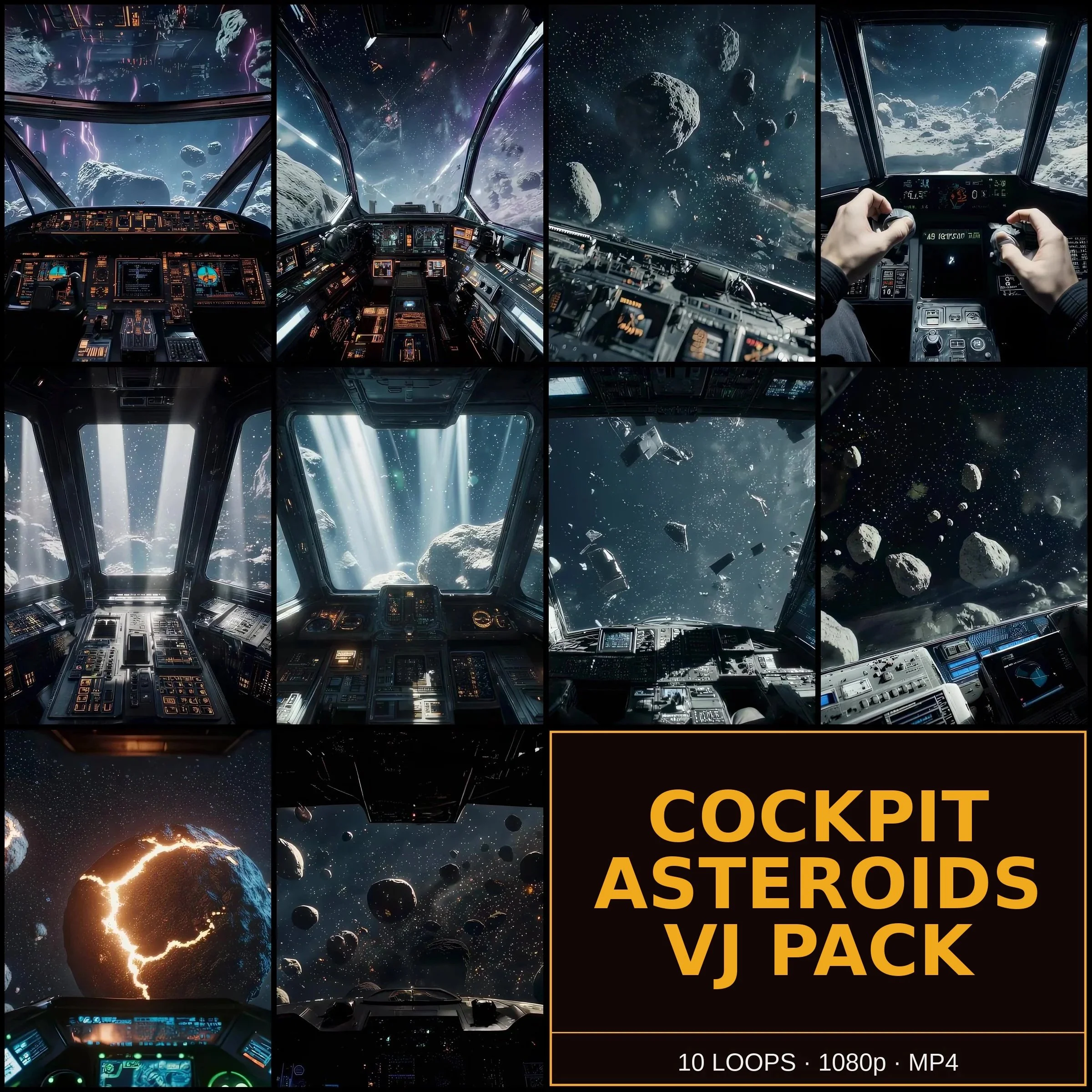 Cockpit Asteroids VJ Pack