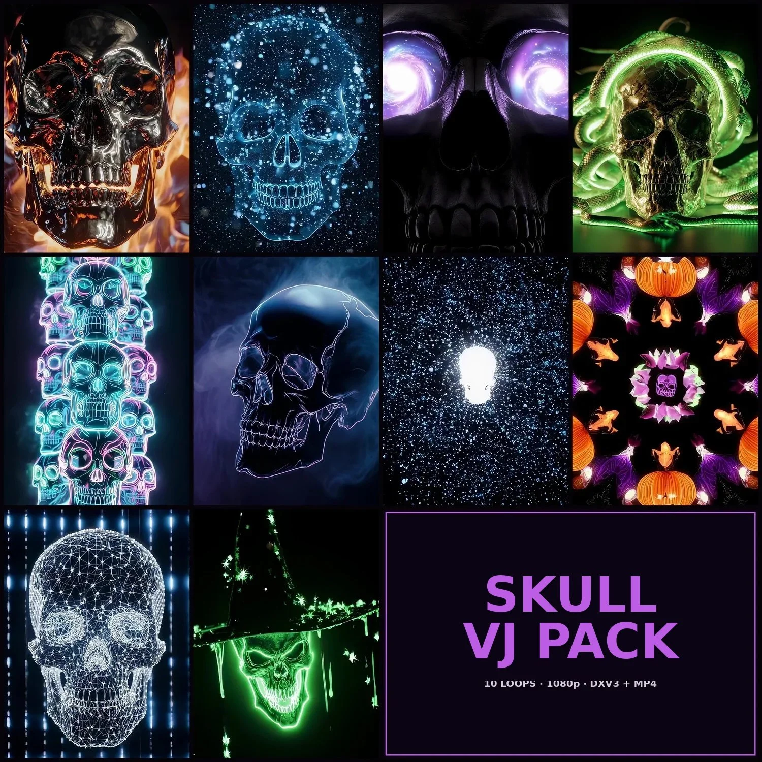 Skull VJ Pack