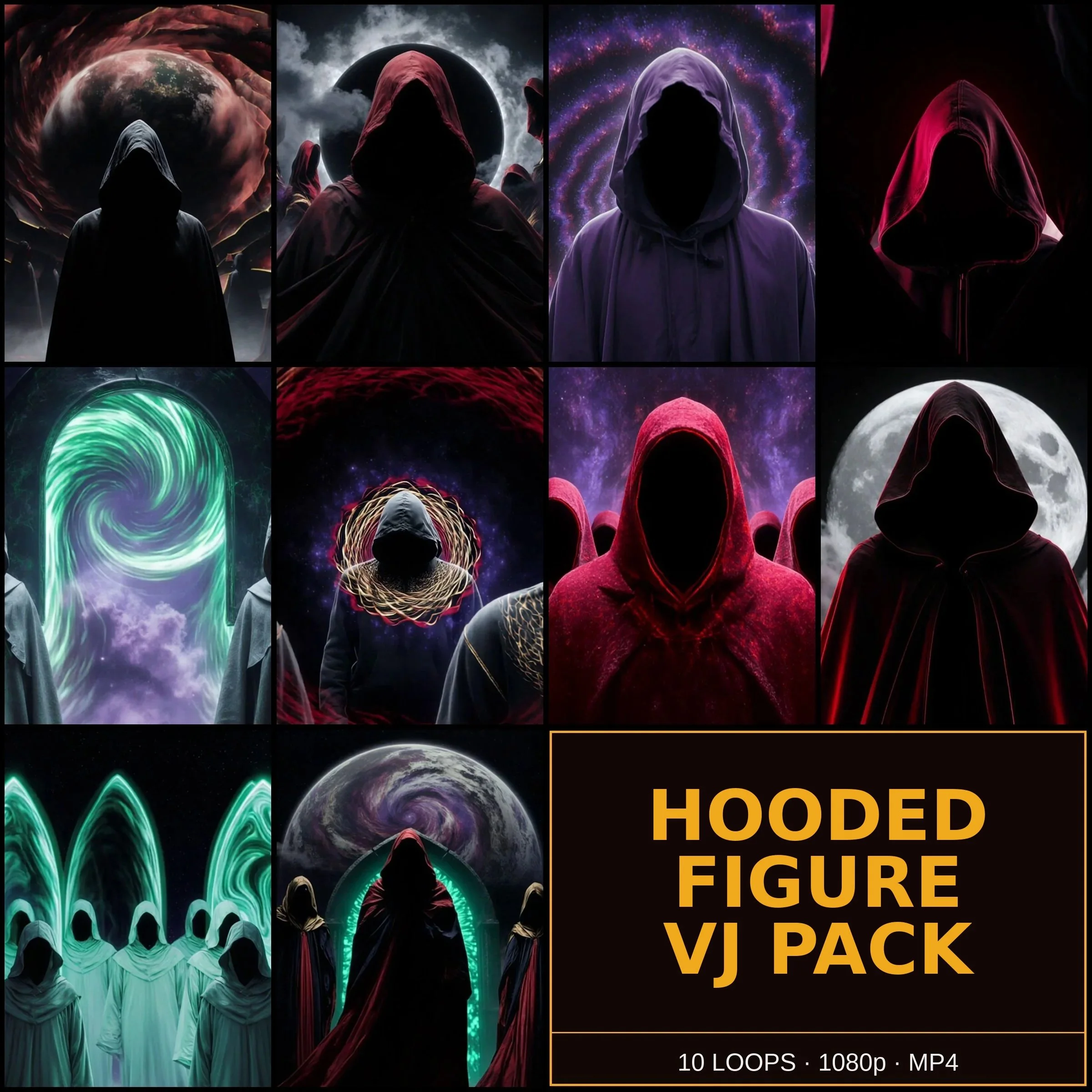 Hooded Figure VJ Pack