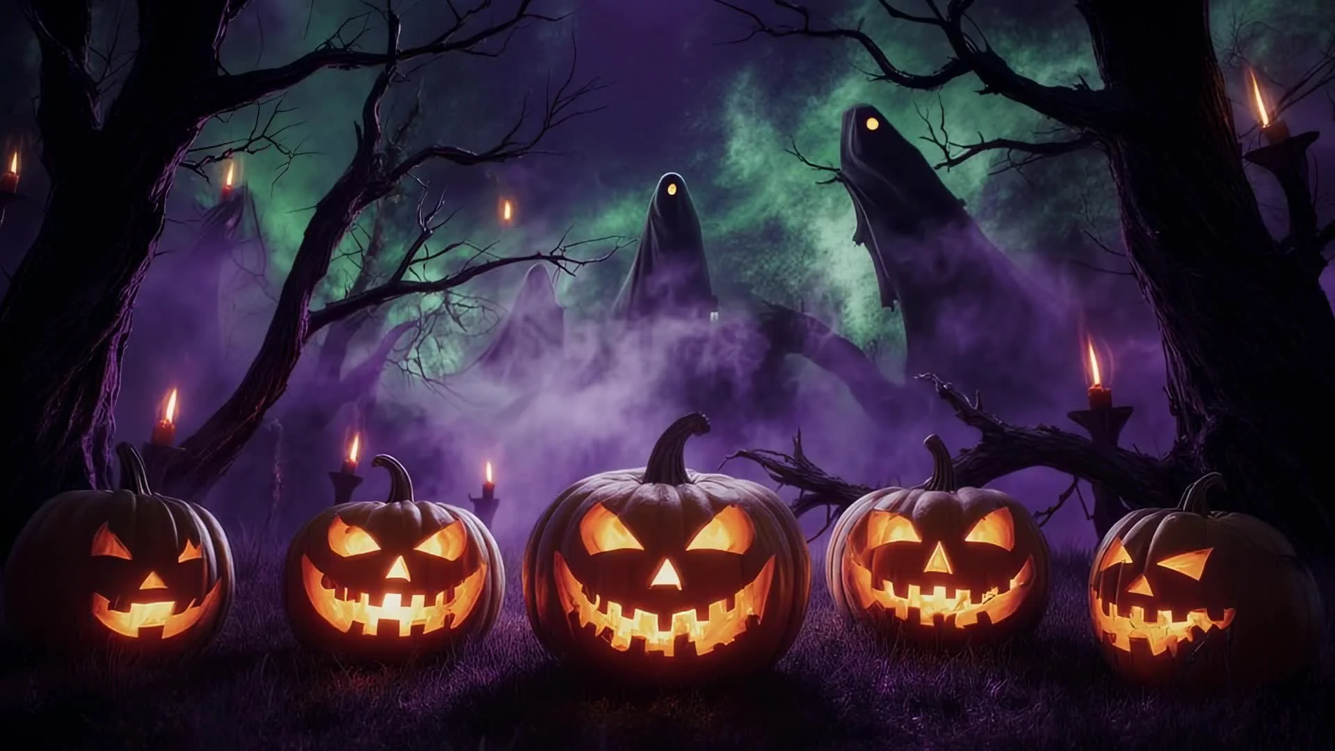 Halloween Jack O'Lantern VJ Loop
