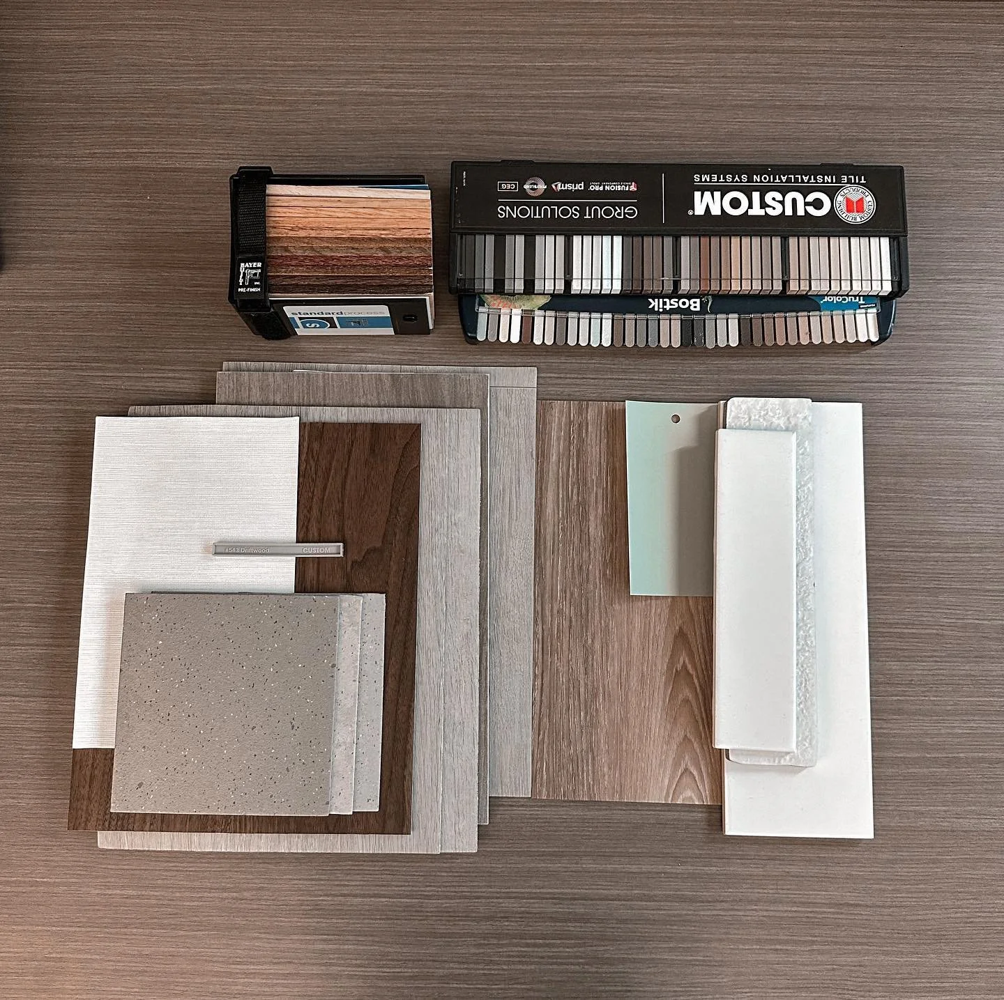 Embracing the comfort of warm tones #interiordesign #moodboard #sjoquistarchitects #materials