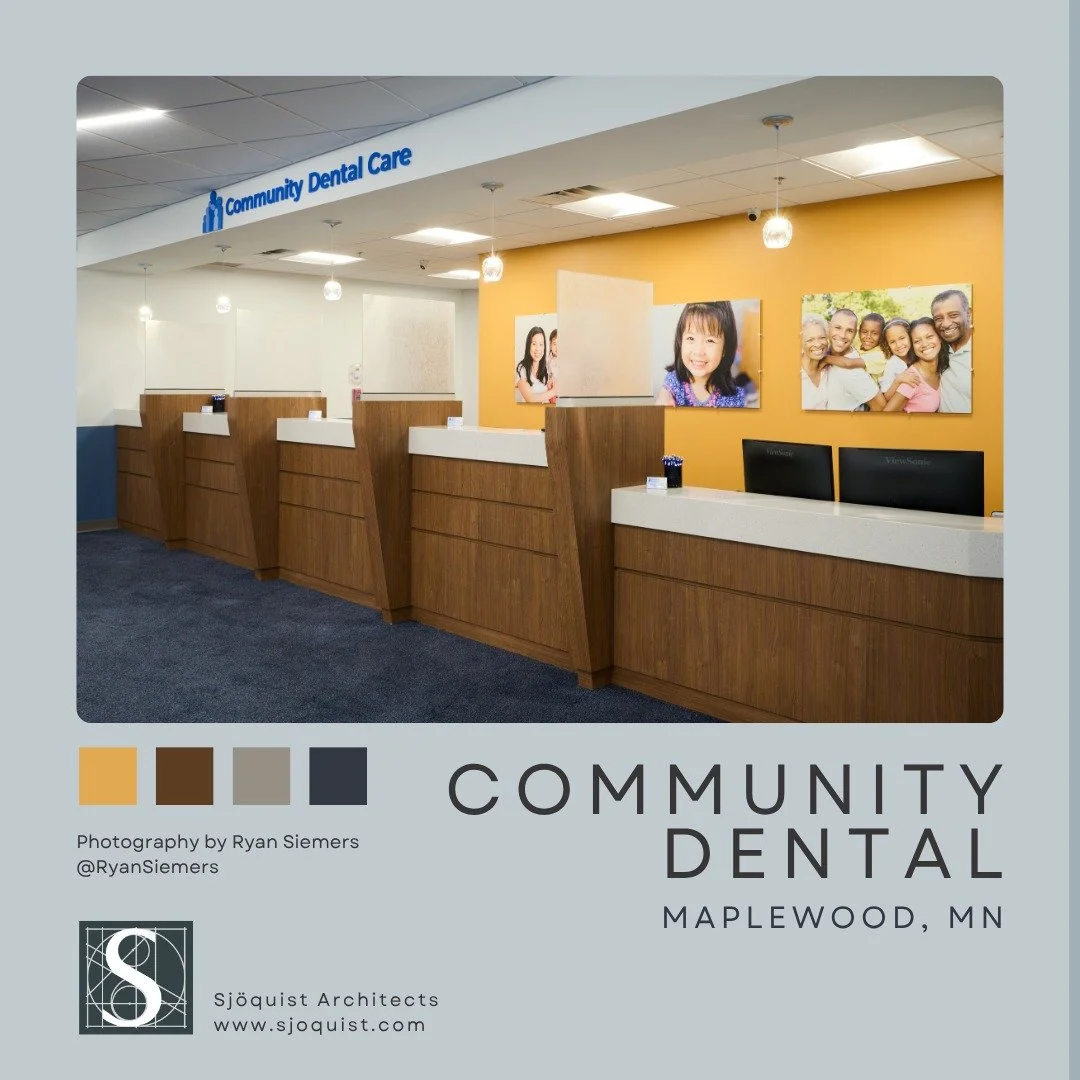We are starting this week off with a much overdue celebration of Community Dental Care!

Being one of our largest projects to date, this dental clinic and their other offices see over 100,000 patients yearly. We are so proud to have been a part of th