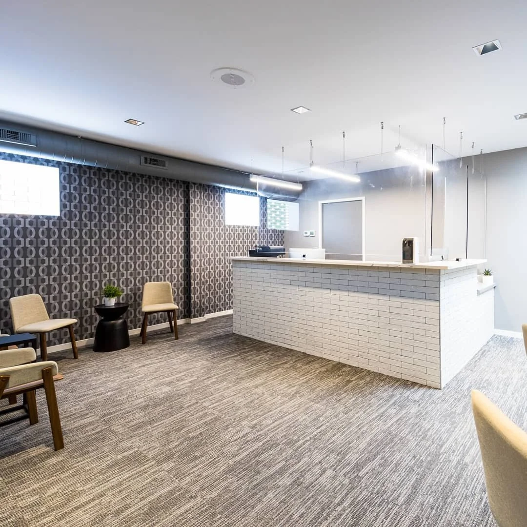 Phase 1 of 2 completed and photographed. Had a blast working with @lindenhillsdentistry  Stay tuned for phase 2. Thank you @heritageconstructioncompanies for helping this phased project go so smoothly.

#architecture #interiordesign #phasedremodel #d