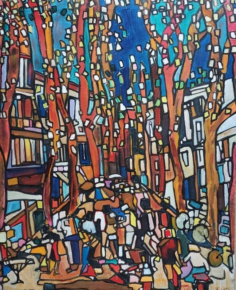 N°171 Toile 80 x 70 - non dispo