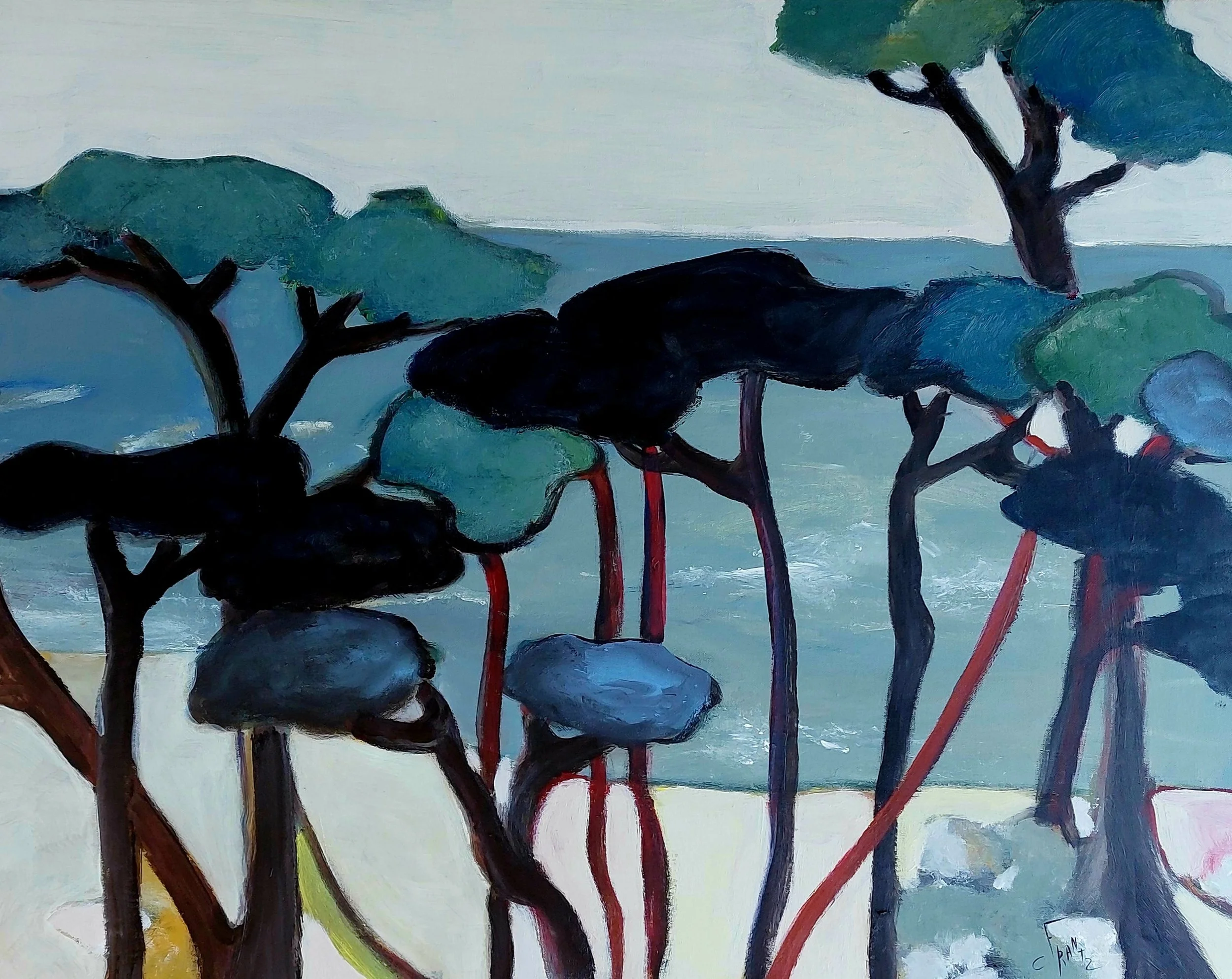 N°105 Toile 92 x 73 - disponible