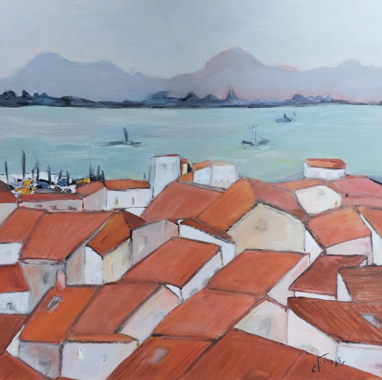 N°103 Toile 80 x 80 - disponible