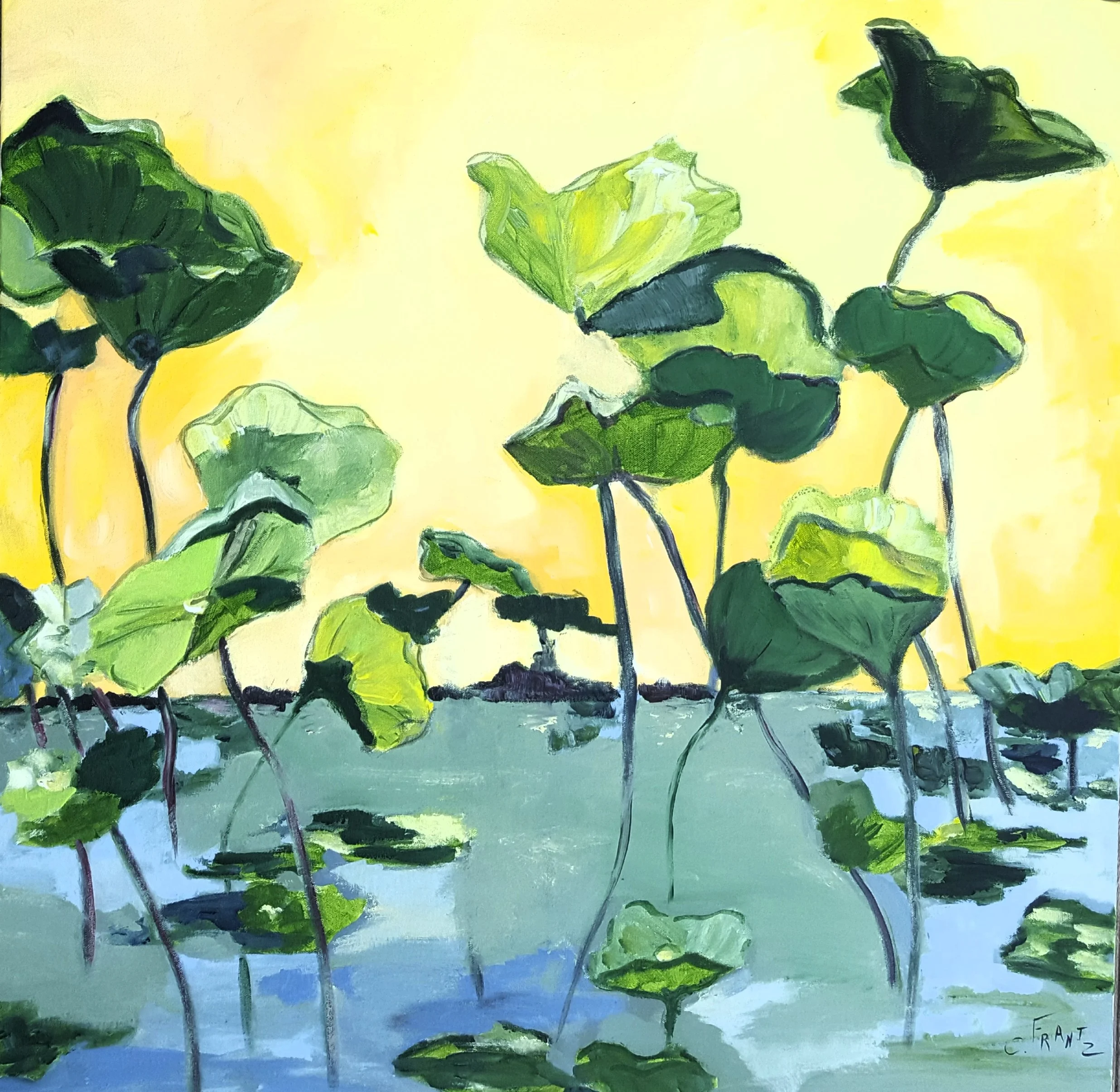 N°79 Toile 80 x 80 - disponible