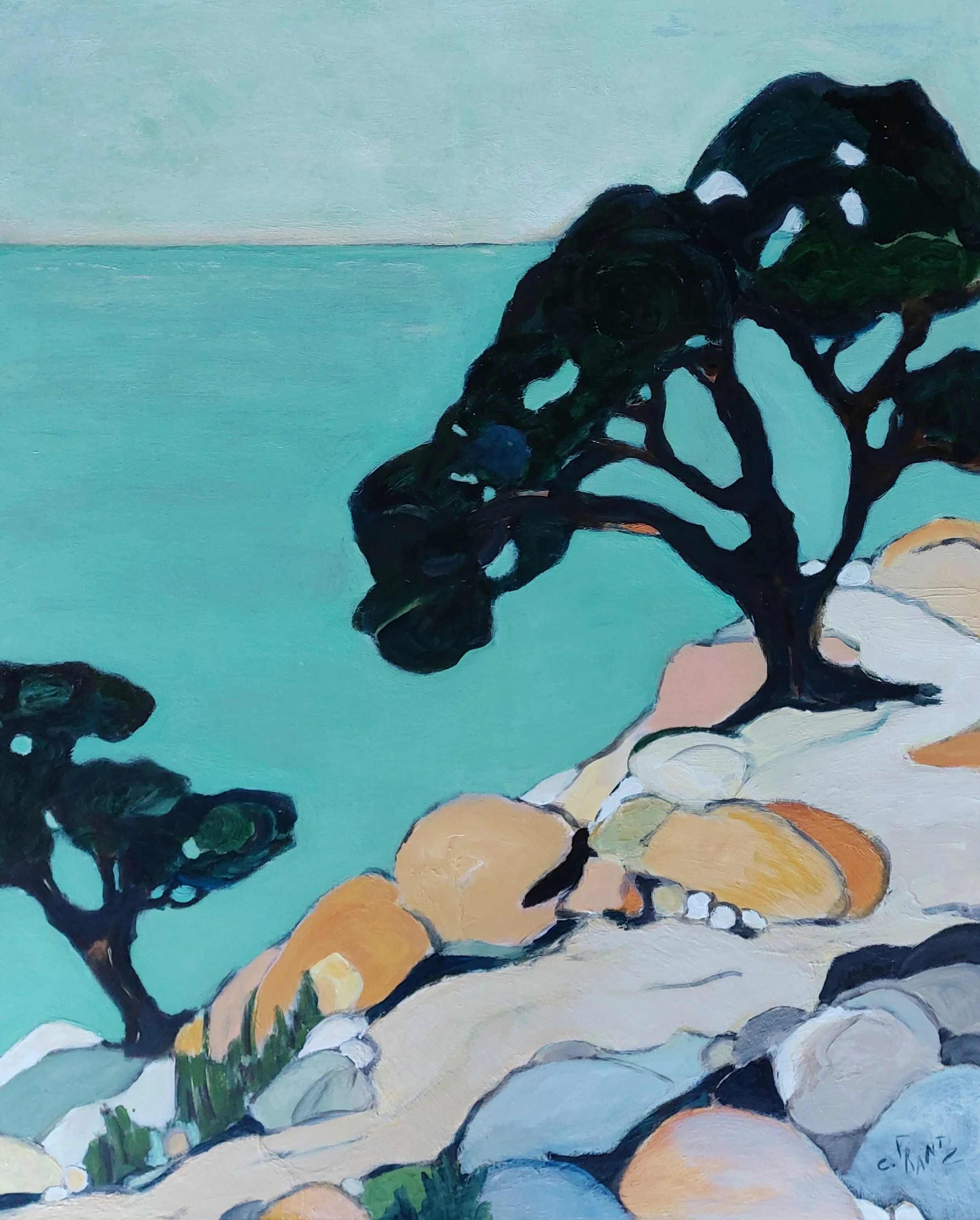 N°107 Toile 100 x 80 - non dispo