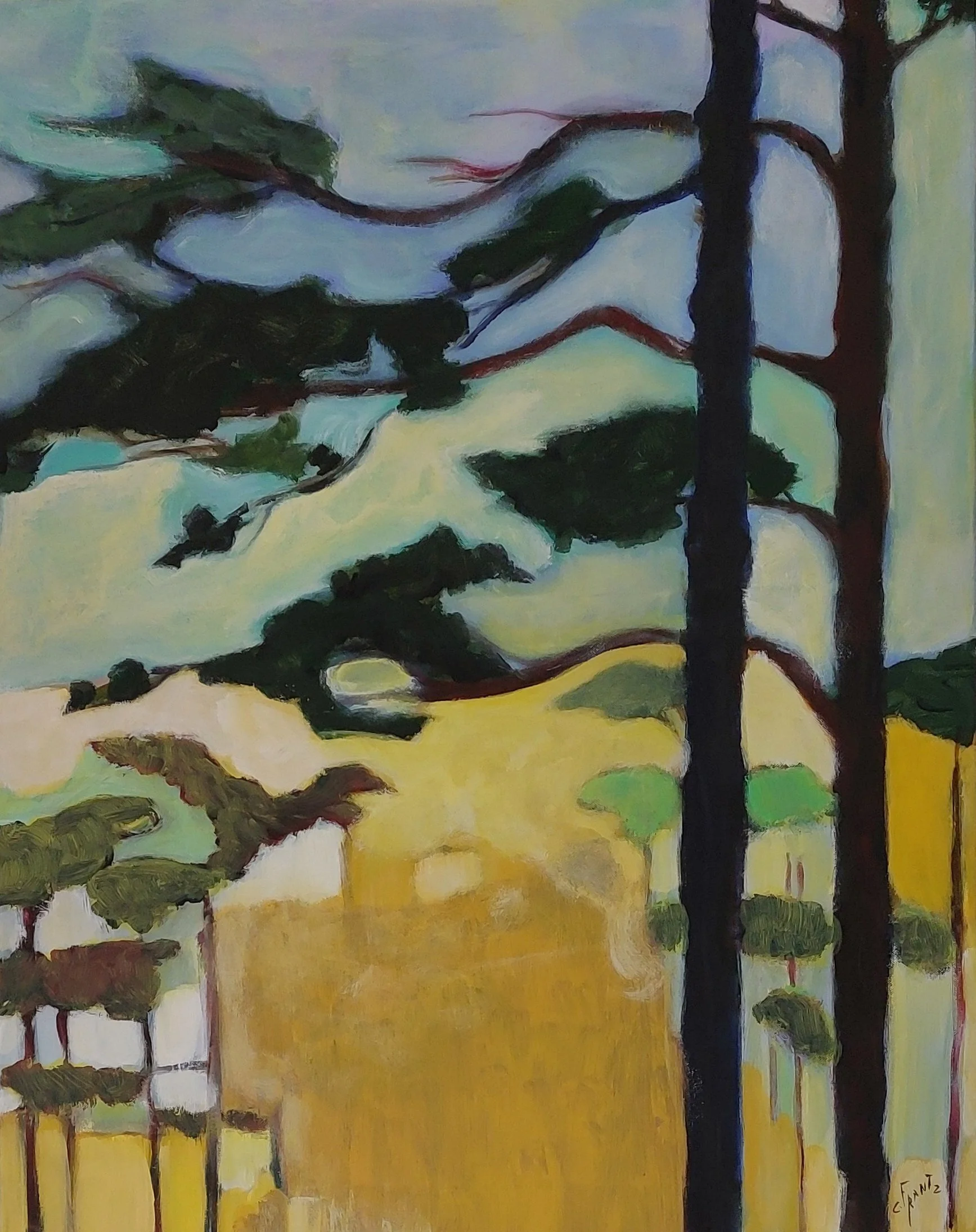 N°166 Toile 92 x 73 - disponible