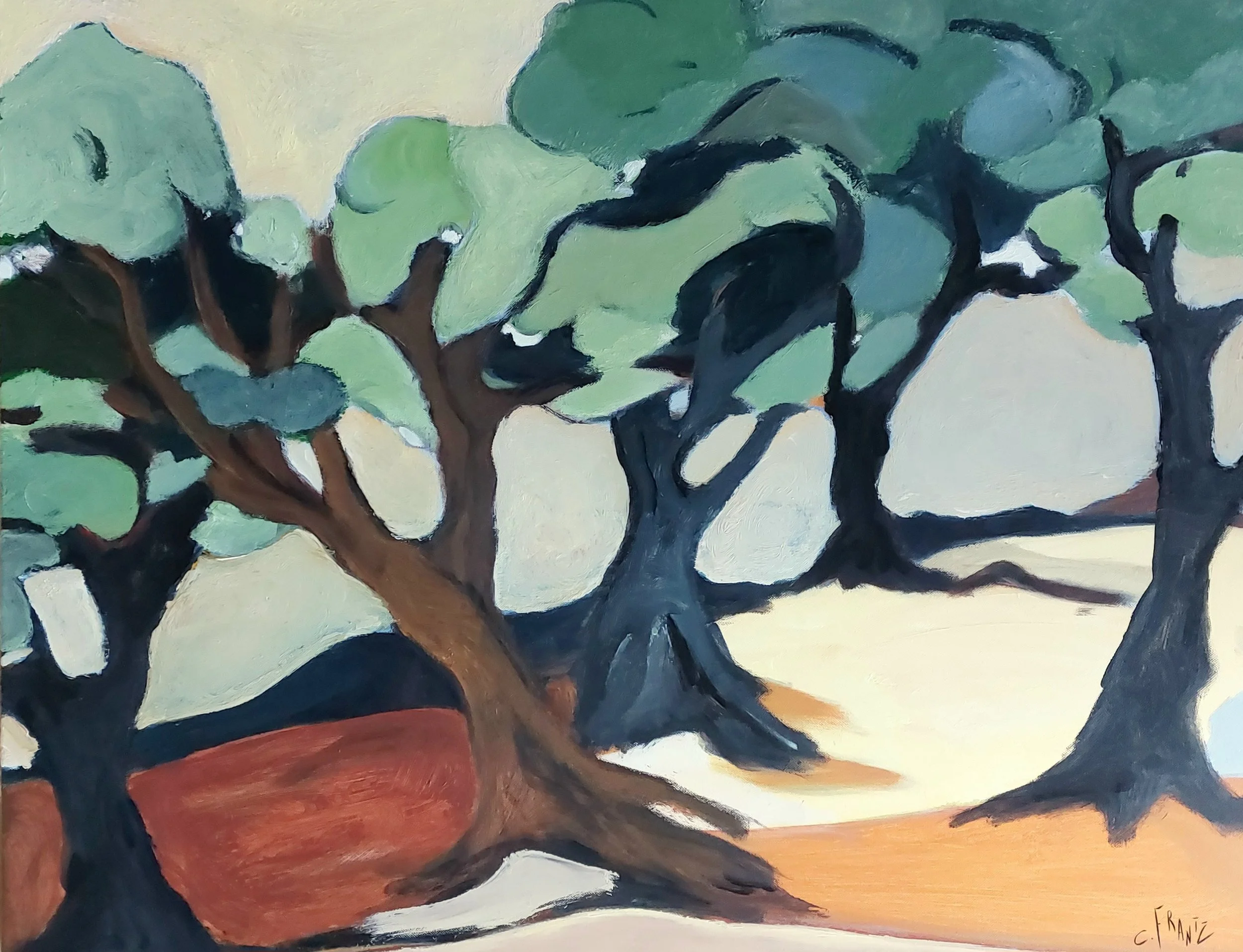 N°104 Toile 92 x 73 - disponible