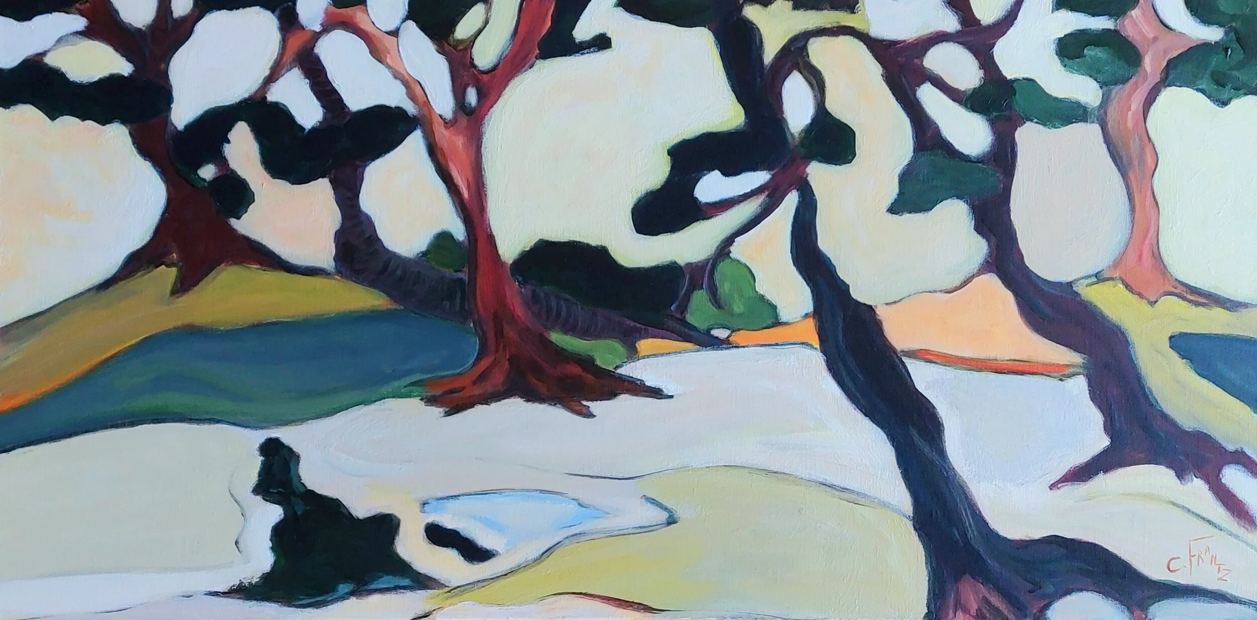 N°114 Toile 100 x 50 - non dispo