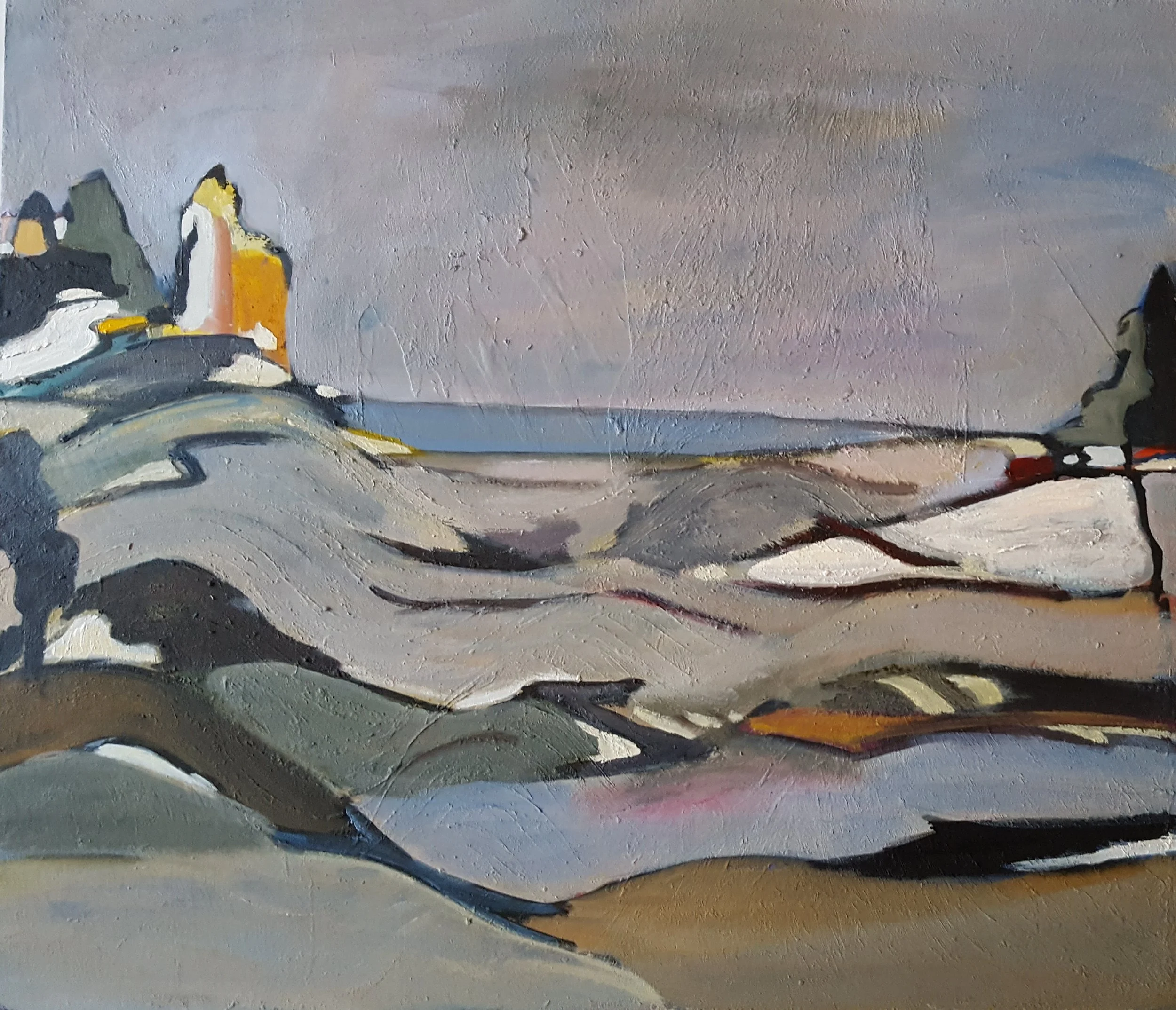 N°23 Bois 80 x 70 - disponible