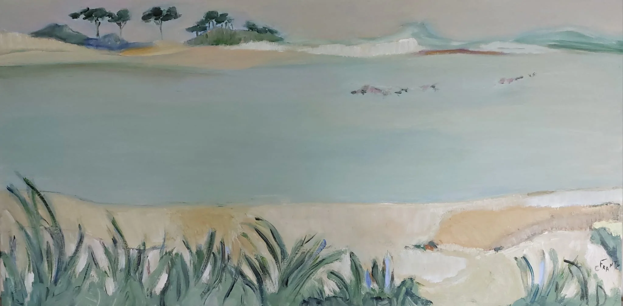 N°168 Toile 50 x 100 - disponible