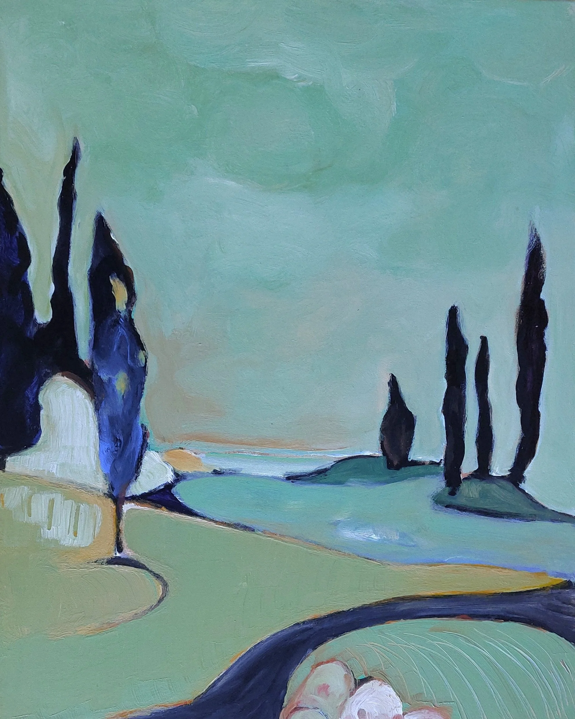 N°163 Toile 92 x 73 - non dispo