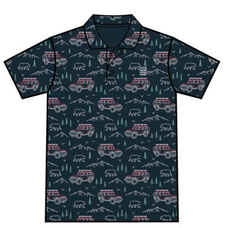 POLO004 CAMP DOODLES