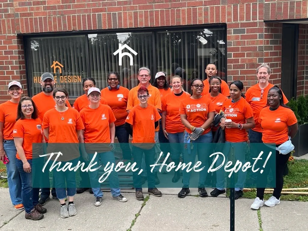 This is what love in action looks like. 🧡✨

The @homedepotfoundation team spent TWO full days (June 19th &amp; July 10th) transforming our Detroit warehouse and National headquarters, and we're still smiling about it! 😭🧡
🌺 Flowers planted ✓
🌿 Ga