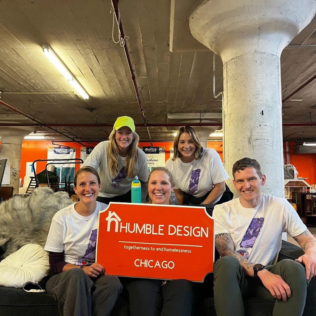 🙌 A huge Humble thank you to the team at Yahoo  for partnering with Humble Design Chicago on their company's international service day! The crew got right to work with assembling and organizing furniture for an upcoming deco day, and folding sheets 