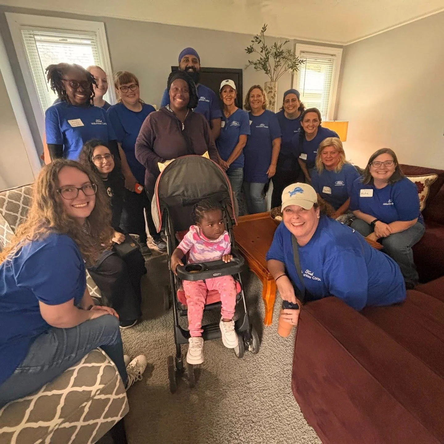 This proud mama of 4 lit up as she shared stories about her kids 💕 Inspired by her joy, we created special spaces&mdash;purple &amp; pink rooms for her girls, and a car + Spider-Man room for her little guy. Even though they were at school, we can al