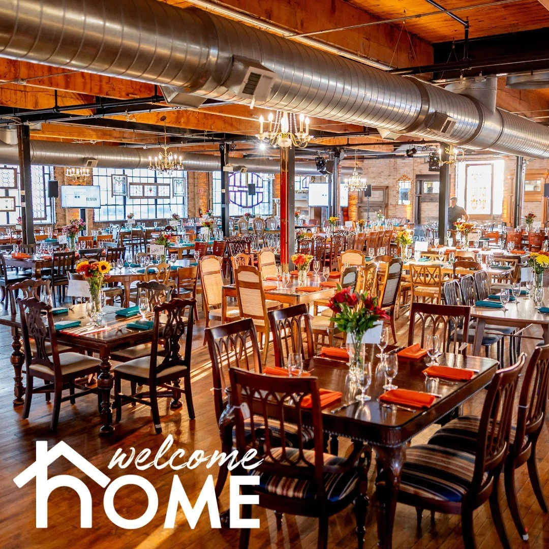 🥂 A special Friday Reveal post! Here's a sneak peak of our signature Welcome Home event, which took place at @salvageoneevents last week. The event was a huge success and we couldn't be more grateful to those who participated - from corporate sponso