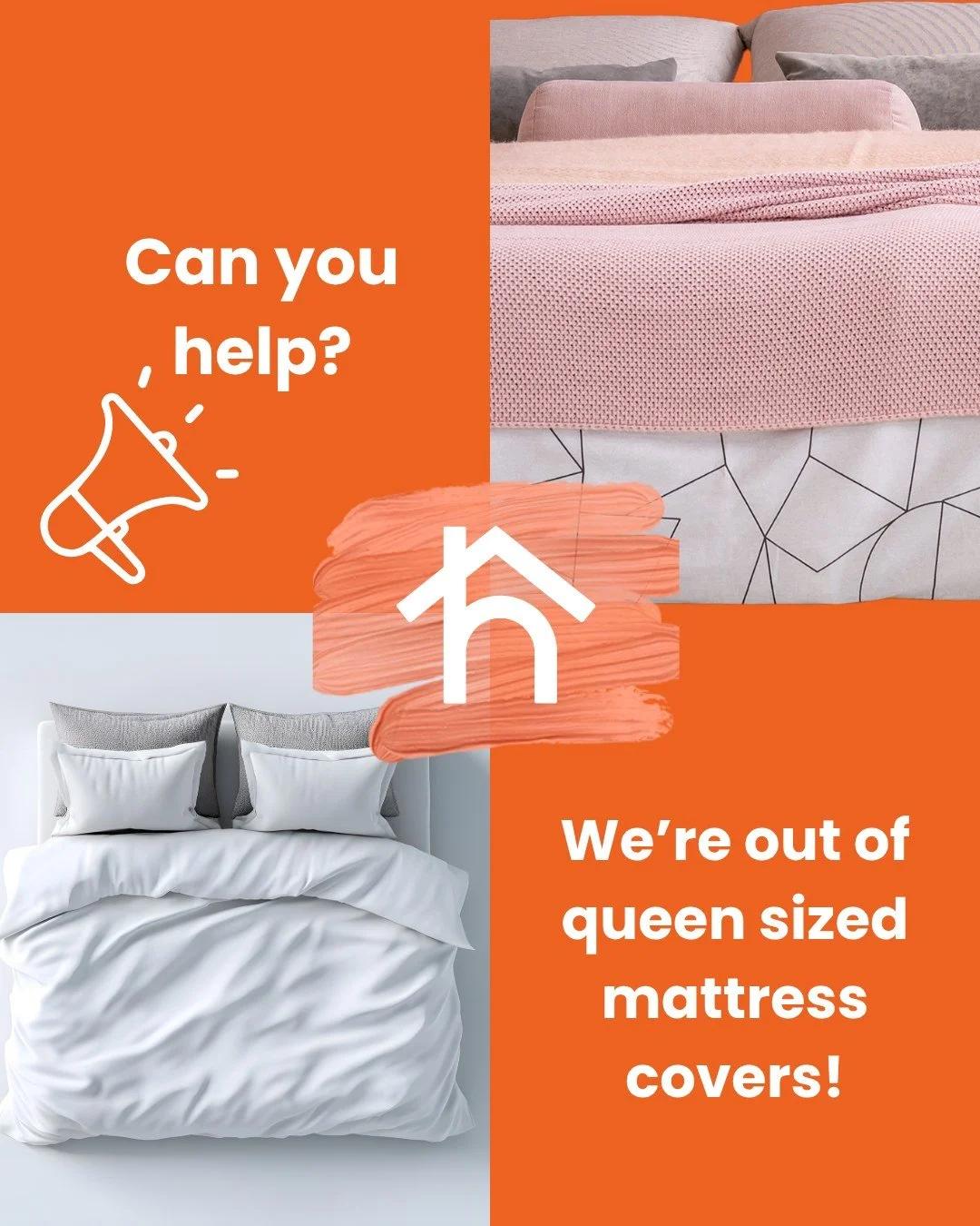 Mattress covers help to not only extend the life of a mattress, but they additionally help our clients feel confident sleeping on a gently used mattress. We used our last mattress cover on Friday and are hoping that our amazing supporters can help us