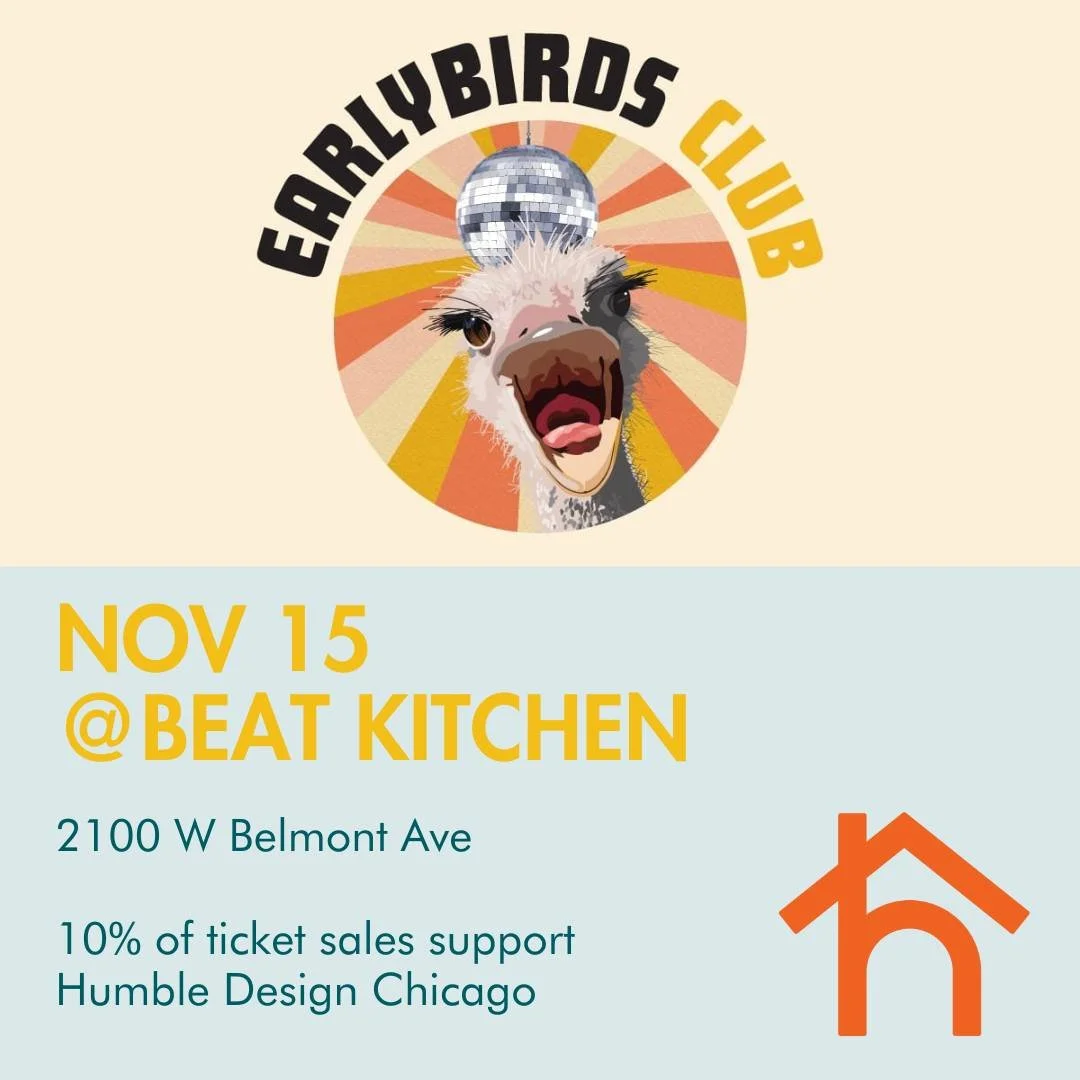 🪩Joy, music, and making a difference &mdash; that&rsquo;s our kind of night. Thank you @earlybirds_club  for supporting @humblechitown 🎵

#earlybirdsclub #earlybirdsdoitbetter #togethertoendhomelessness #humbledesignchicago