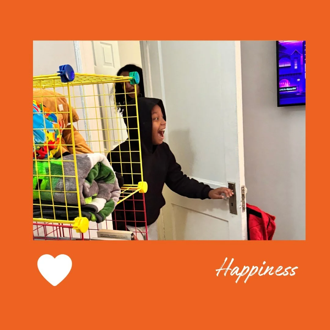 The smile we see when a child walks through the door of their newly furnished bedroom is about more than the brightly colored decor sprinkled through the room. It is the mark of the turning point of hope, resilience, and all the hard work their famil