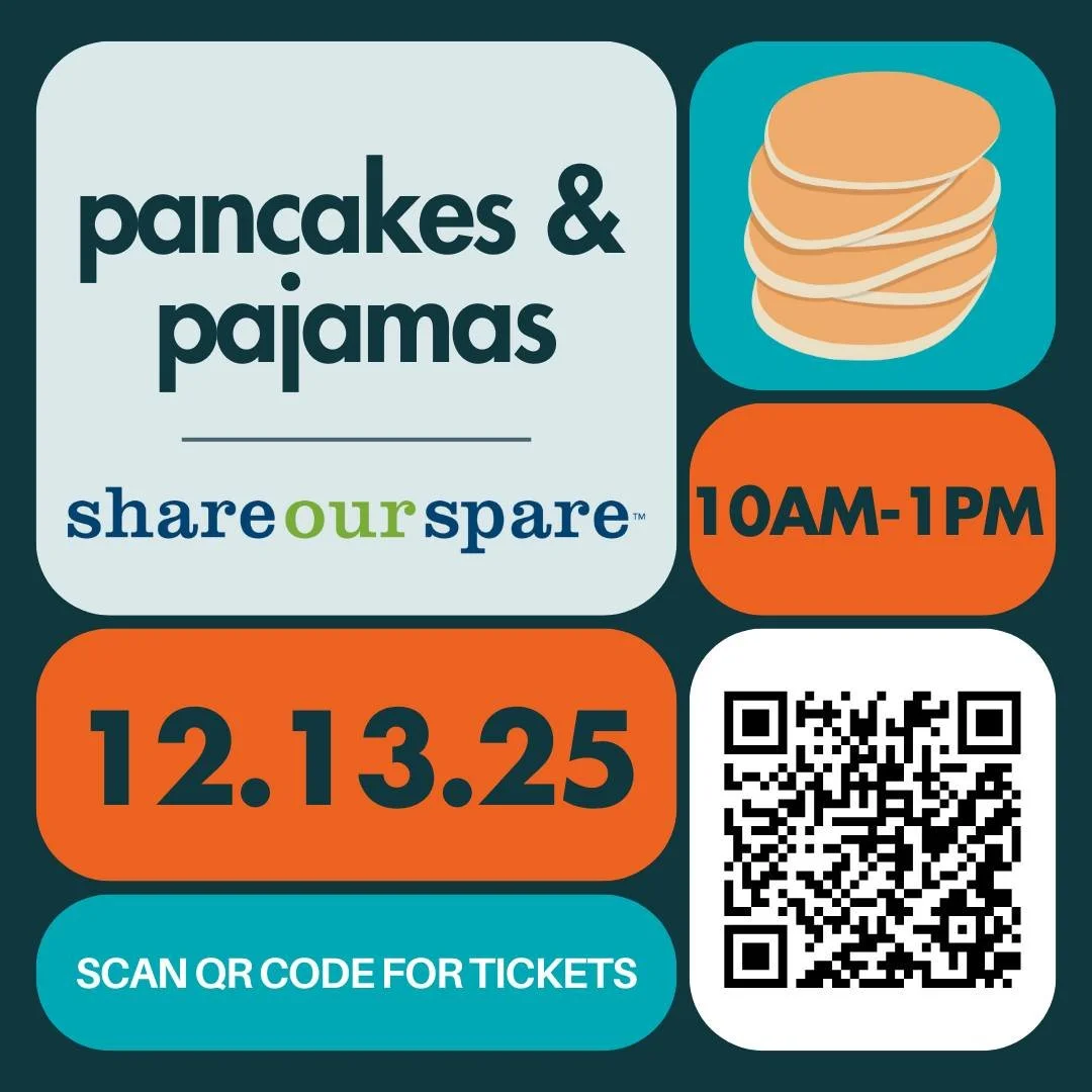 🥞 Our friends at @shareourspare are hosting a Pancakes &amp; Pajamas party on December 13th 🥞 Bring the whole family for a sweet Saturday! 

🙌 Scan the QR code or visit the link below for tickets. Hope to see you there!

#togethertoendhomlessness 