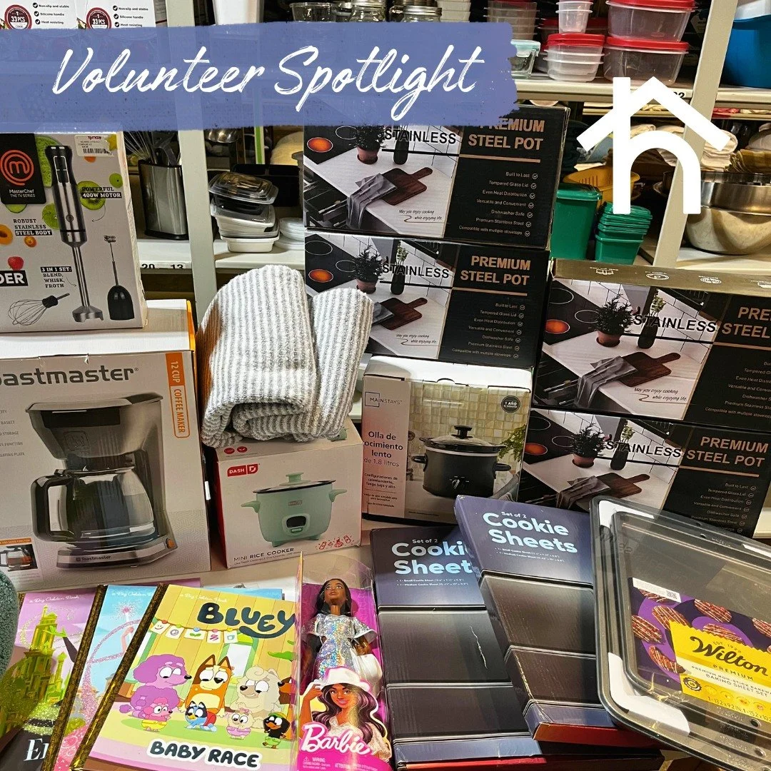 💛 Many thanks to GEM Book Club for their generous donation of household supplies that will help restock the Humble Design Warehouse! Donated items included much needed kitchen appliances like crockpots and coffee makers, cookie sheets, bathroom towe