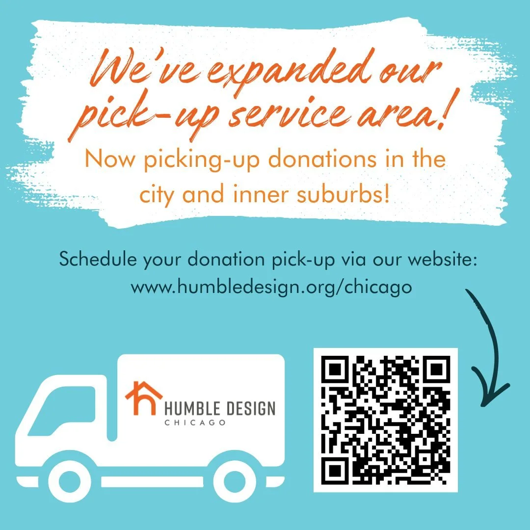 🚚 We are pleased to share that we have expanded our donation pick-up area to include both the city of Chicago and inner suburbs! Pick-ups are available on Mondays, Tuesdays and Fridays. Please scan the QR code or use the link to submit your donation