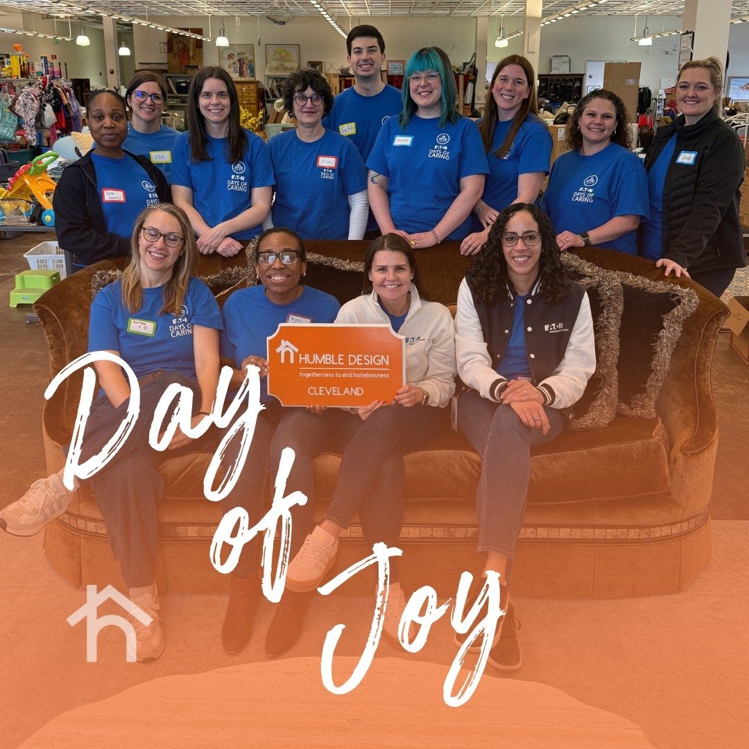 We had the pleasure of hosting Eaton in our warehouse yesterday for a Day of Joy. They prioritize giving back to the community and we were so lucky they chose to spend their time at Humble. They quickly got to work building headboards, unpacking clea