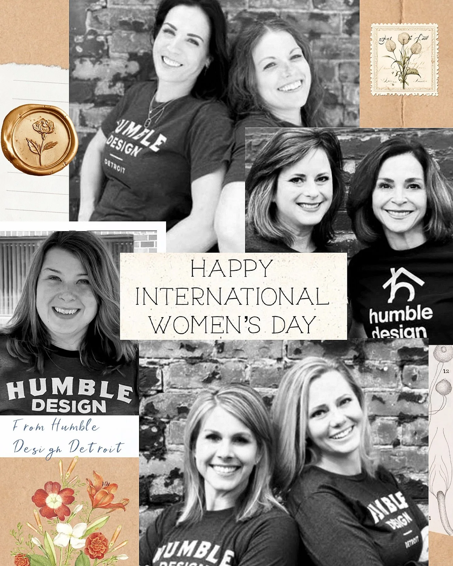 Today we celebrate amazing women everywhere. Thank you to the women who inspire change, lift others up, and help build a more compassionate world. Tag a woman who has inspired you! 
Happy International Women&rsquo;s Day from Humble Design Detroit 💜
