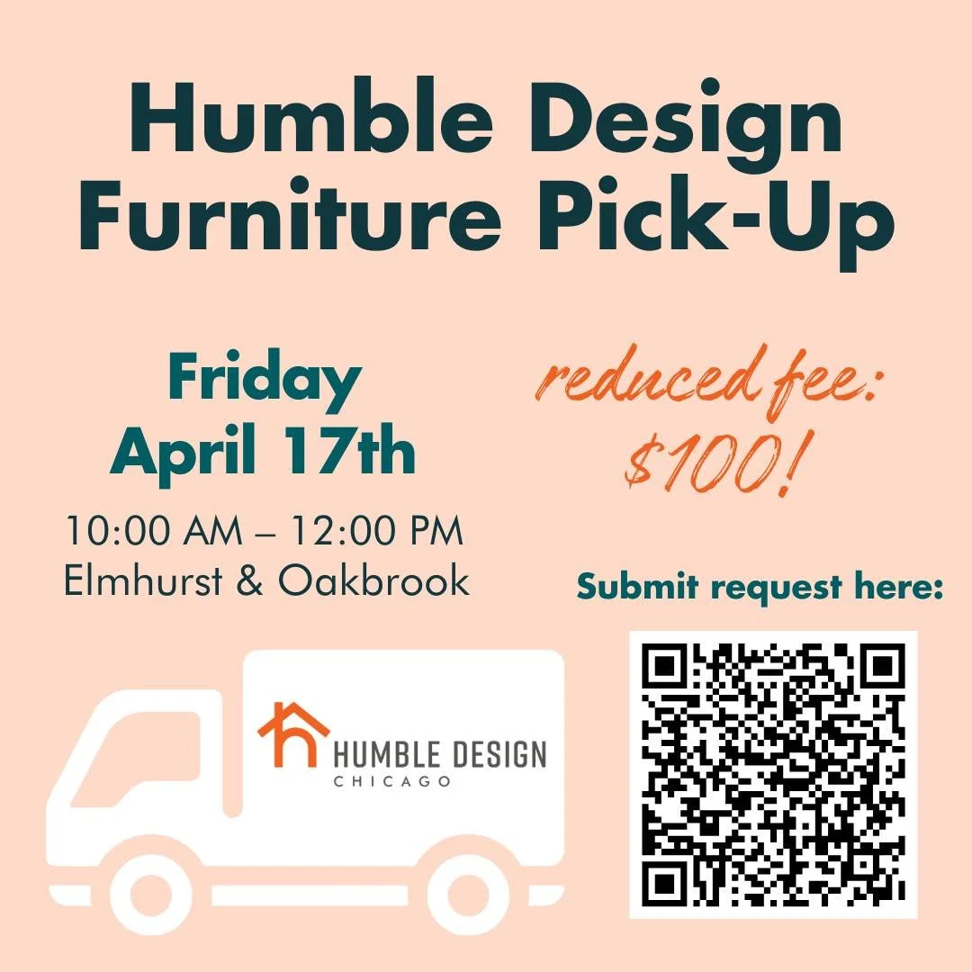 🚚 For one day only on April 17th, we will be extending our service pick-up area to Oakbrook &amp; Elmhurst with a reduced pick-up fee of $100! Scan the QR code or use the link below to submit your donation pick-up request. 📦

https://docs.google.co