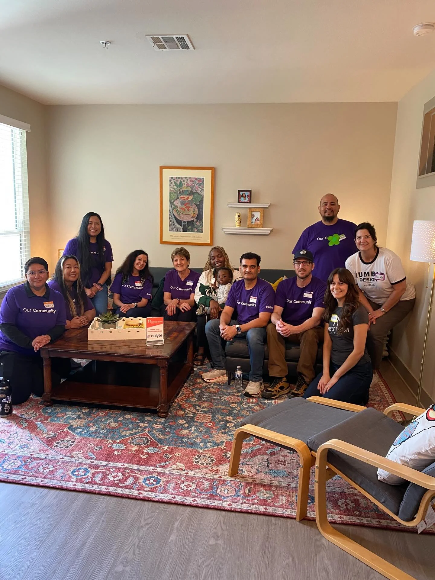 On Friday, we had the privilege of serving Talysia and her three children, creating a space that reflects the strength, care, and love that already lives within their home.

Talysia is a Navy veteran and a devoted mother who is currently studying ele