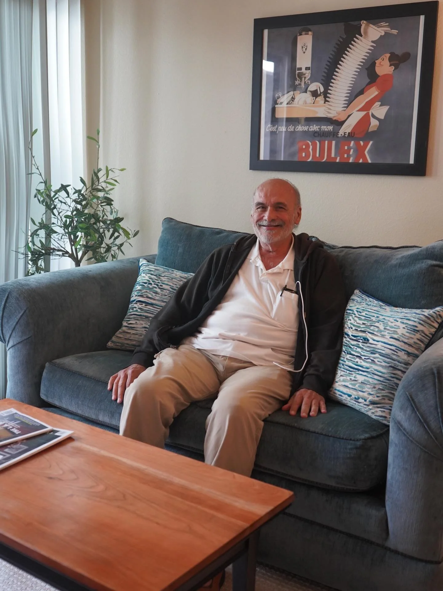 🧡 Welcome Home, Wallace 🧡

Some moments you don&rsquo;t plan for. Today, after our team had wrapped and headed home for the day, I made one last trip back to take care of a forgotten power cord. And there was Wallace &mdash; sitting at his new pati