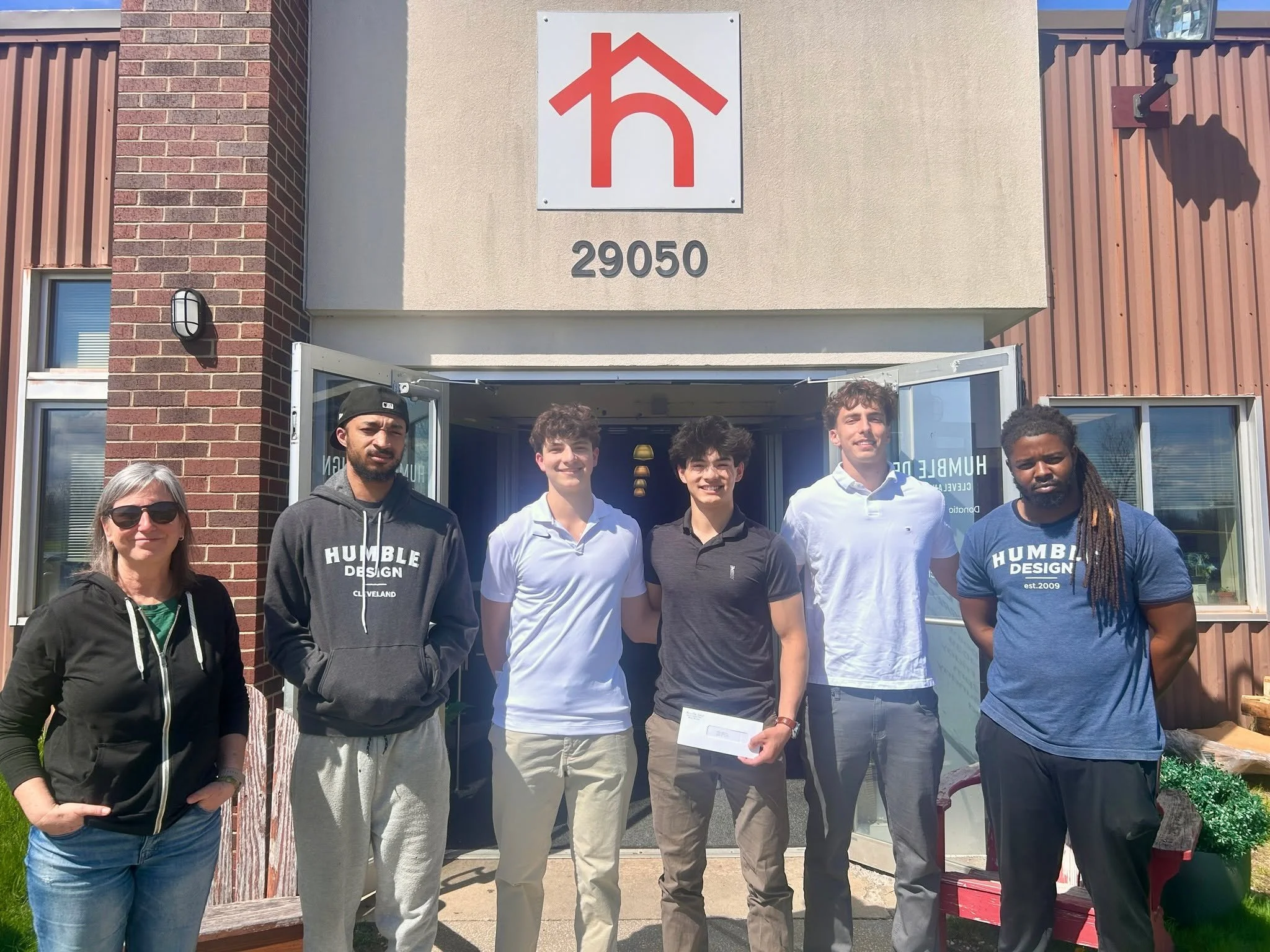 Our future leaders are looking bright! 😎☀

These students from Aurora City Schools were inspired to put together a fundraiser to benefit Humble Design completely on their own. When Robert was brainstorming ways he could support our mission, it hit h