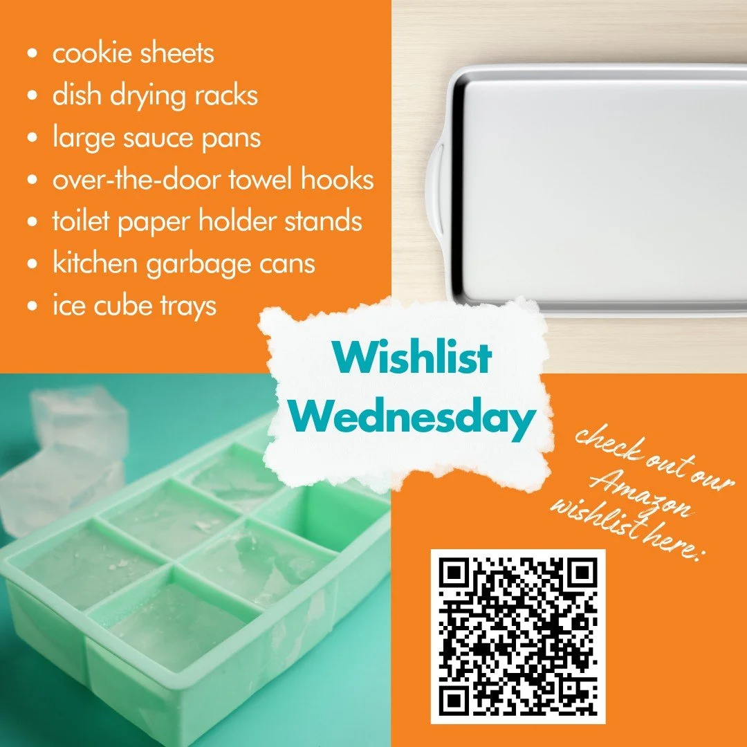 💛 Last Wishlist Wednesday of April 💛 

🍳 This week at the Humble Design Chicago Warehouse, we need help restocking our kitchen &amp; bath section. Items include cookie sheets, dish drying racks, large sauce pans, over-the-door towel hooks, stand-a