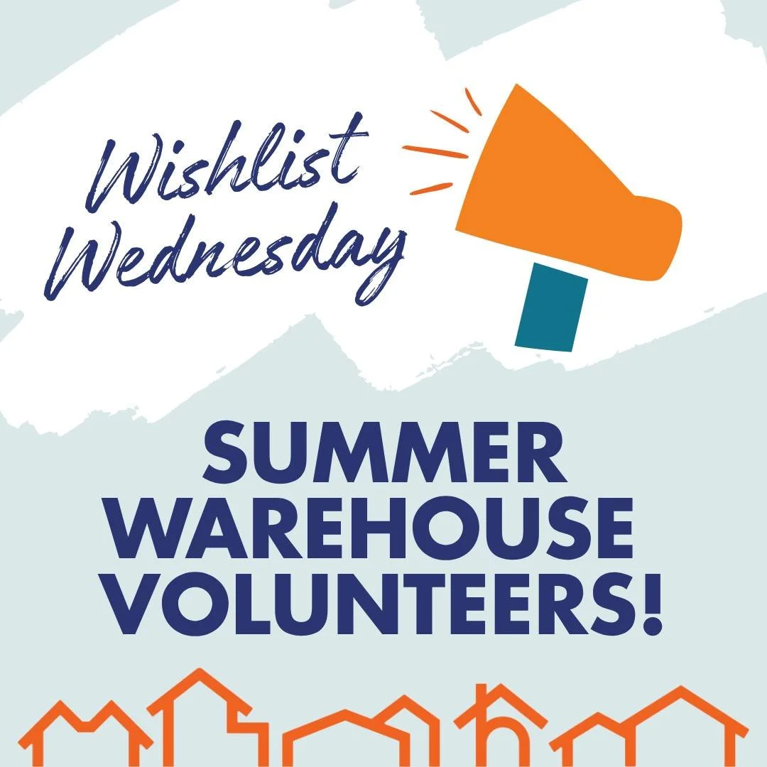 💛 Wishlist Wednesday is here and we have a special request 💛

We are in need of volunteers this summer to help keep our inventory organized  and opperations running smoothly here at the Humble Design Chicago Warehouse! 

We are open for volunteers 