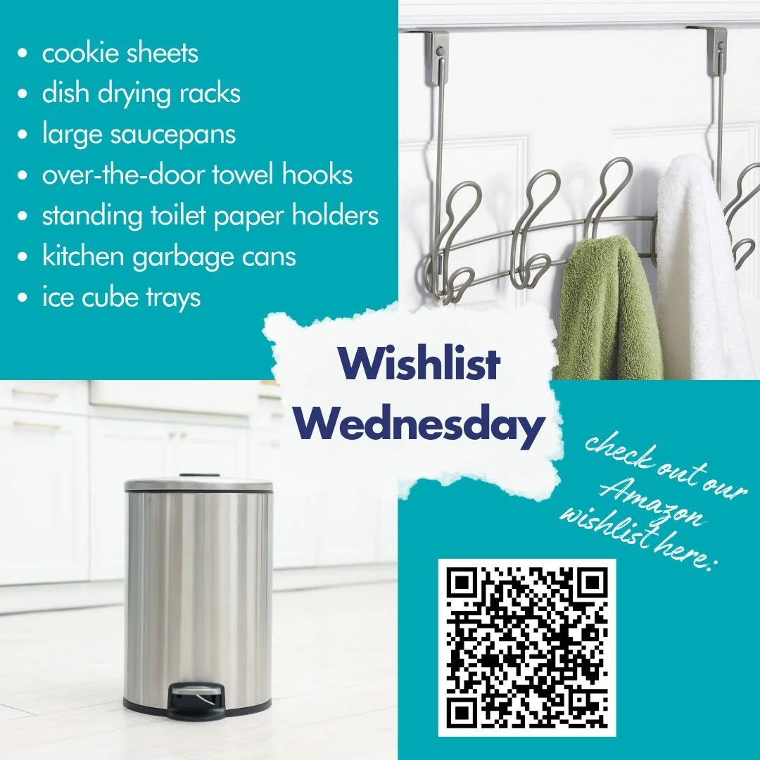 💛 Wishlist Wednesday 💛 

This week at the Humble Design Chicago Warehouse, we need help restocking our kitchen &amp; bath section. Items include cookie sheets, dish drying racks, large sauce pans, over-the-door towel hooks, stand-alone toilet paper
