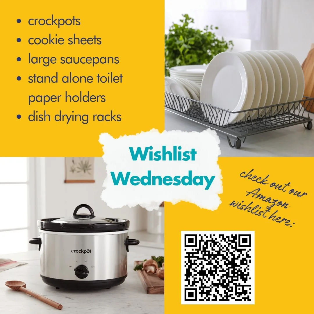 💛 Time for another Wishlist Wednesday! 💛 

This week at the Humble Design Chicago Warehouse, we need help restocking our kitchen &amp; bath section. Items include crockpots, cookie sheets, large saucepans, stand alone toilet paper holders and dish 
