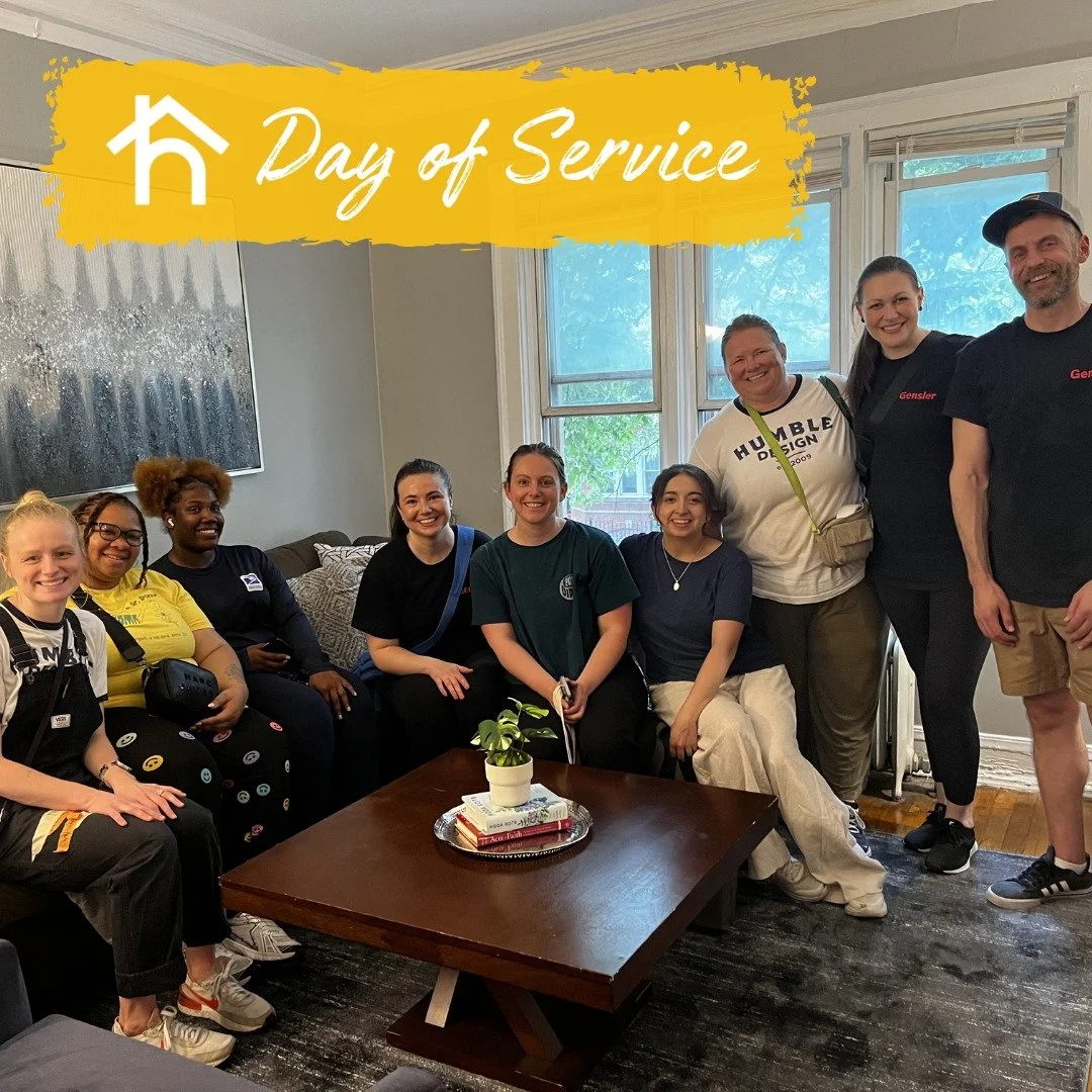 We had our friends from @genslerchicago join us again this year for another Day of Service! Their wonderful team did an amazing job transforming this 2 bedroom apartment for a mom and her children. We especially love the layout of the living room, wh