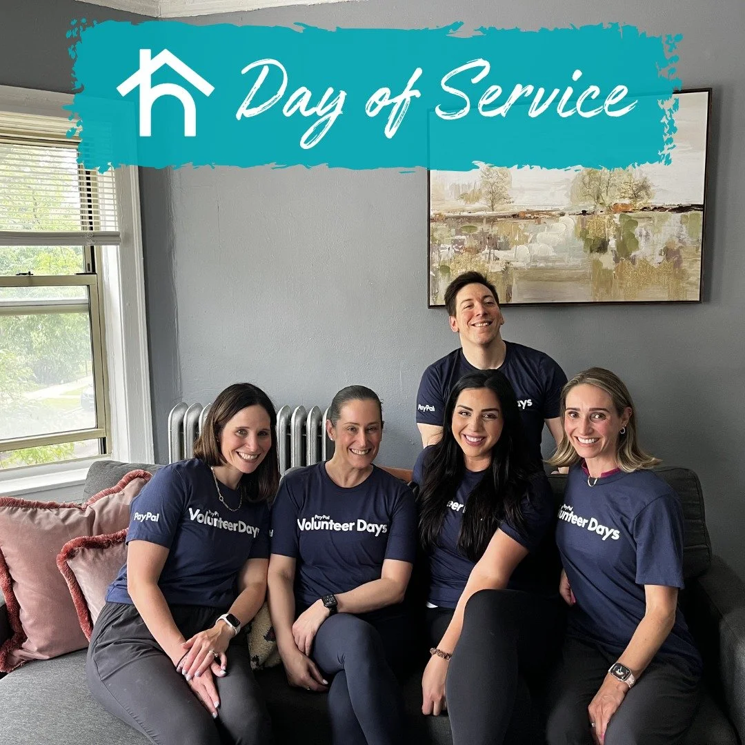 🙌 We had PayPal join us for a team Day of Service today, and they did a fabulous job in transforming this two bedroom apartment into a bright, welcoming home for our Humble Client and her daughters. They jumped right into building beds, organizing t