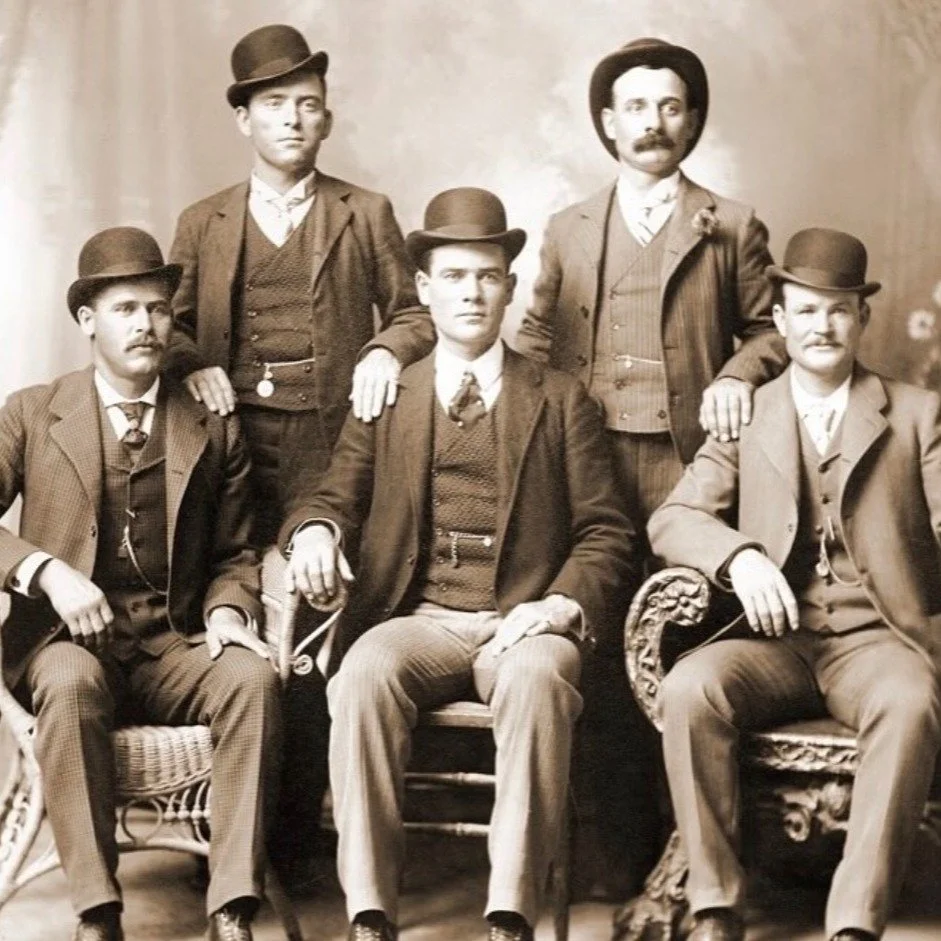 Our distillery&rsquo;s namesake, Tall Texan, is rooted in the history of the infamous outlaw Ben Kilpatrick.

That's him sitting front and center between Butch Cassidy and the Sundance Kid! Kilpatrick was a member of Wild Bunch, the Fort Worth Five a