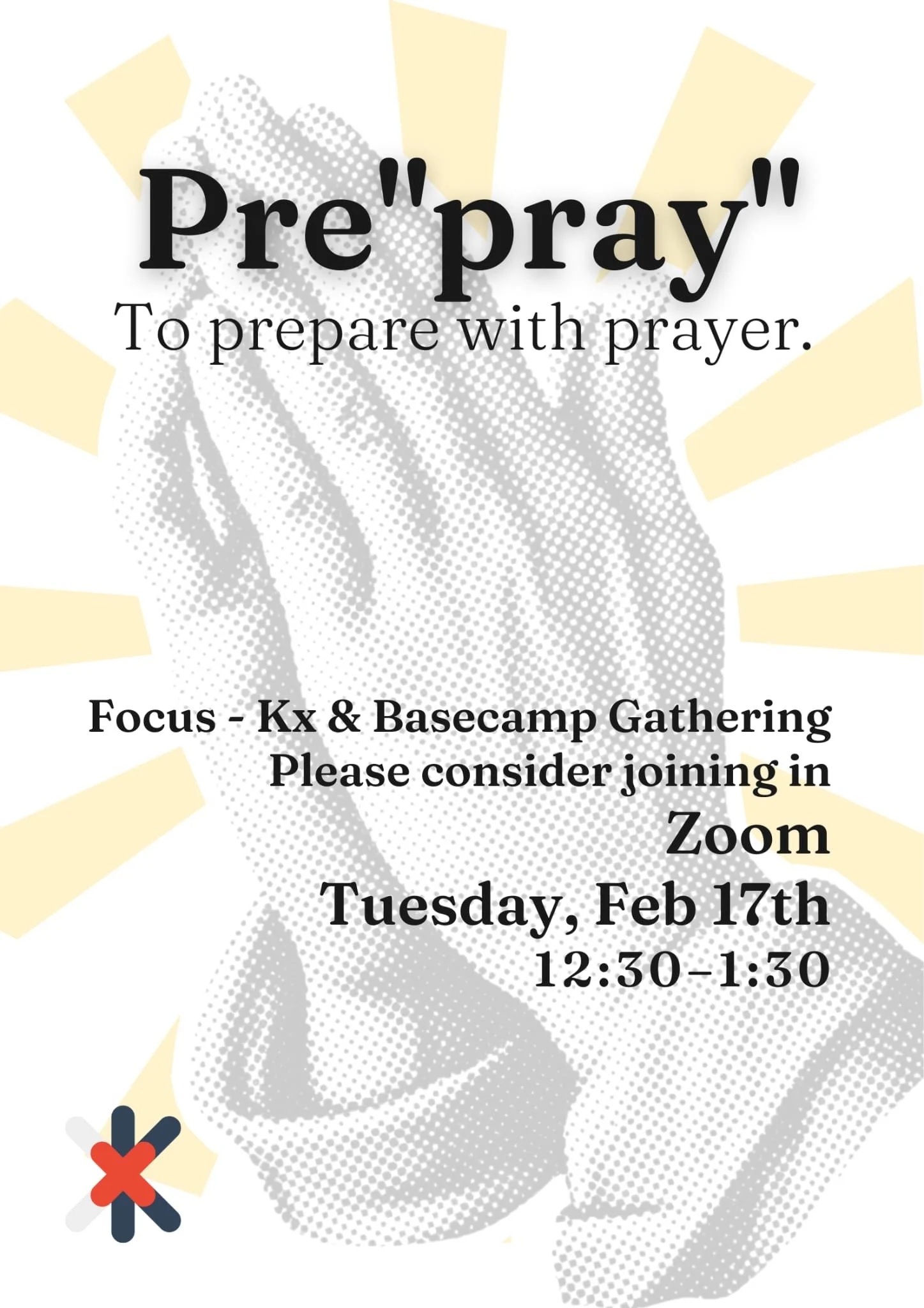 'Pre-pray' prayer meeting
