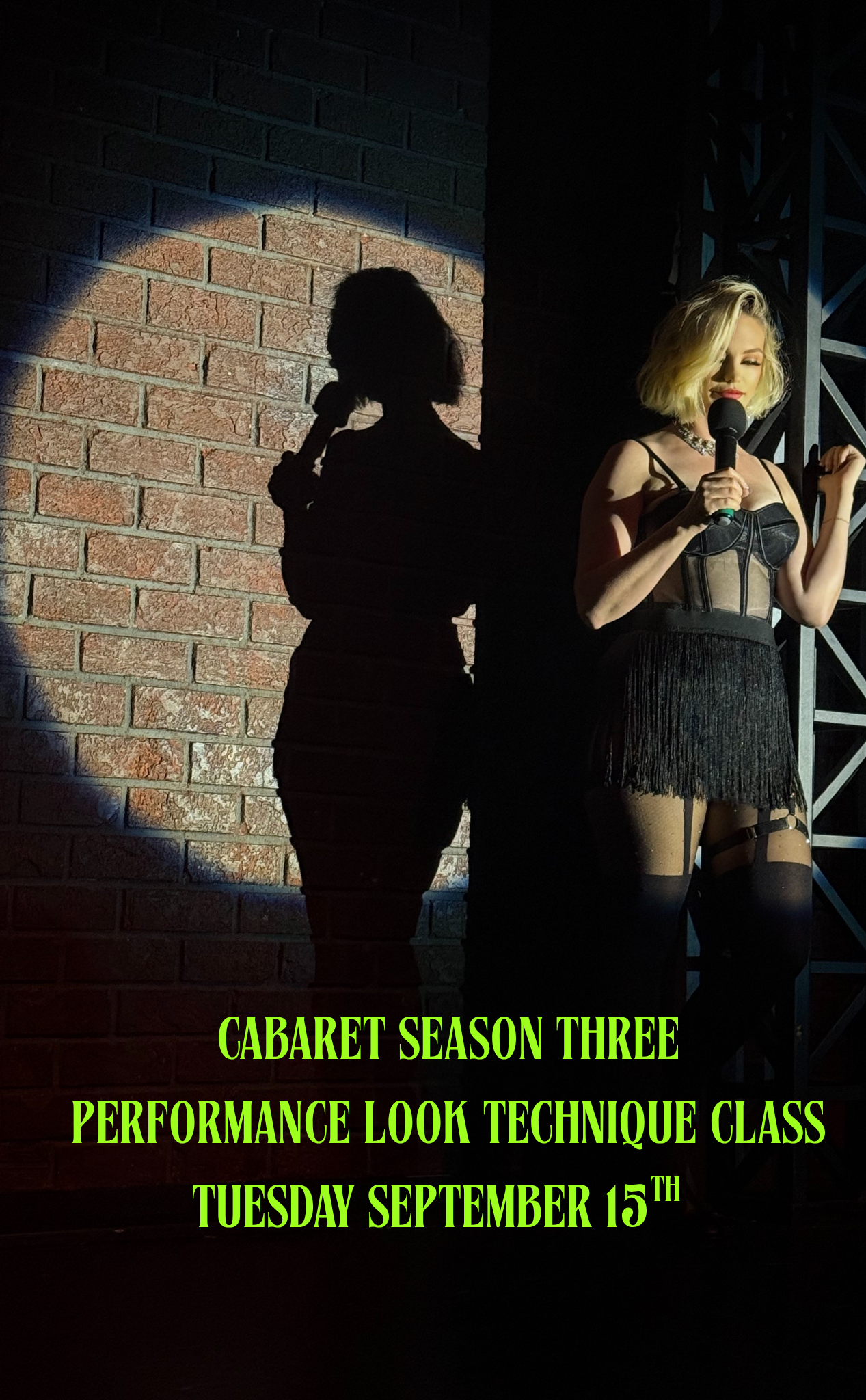 Cabaret Performance Technique Class - TUESDAY 9.15, 5PM- 7PM