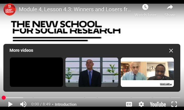 Module 4, Lesson 4.3: Winners and Losers from Globalization